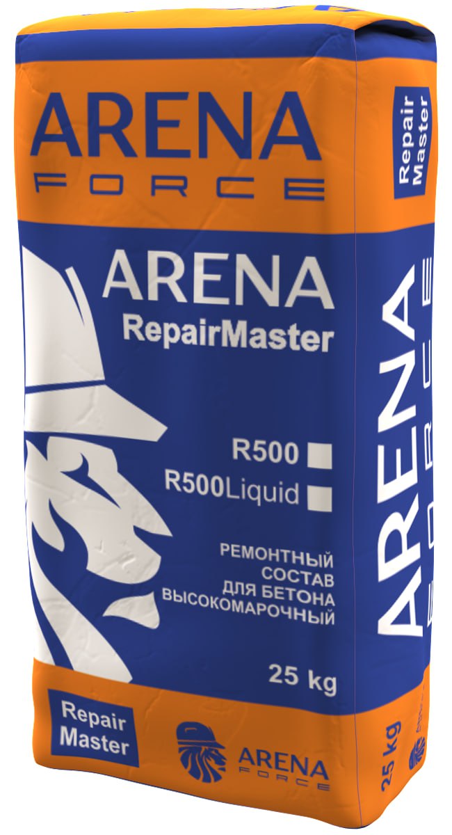 Ремонтный состав для бетона-ARENA RepairMaster R500 LIQUID 65 МПа